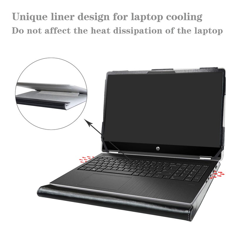 Alapmk Protective Case Cover for HP Pavilion x360 15 15-dq0077nr 15-dq0081nr 15-dq0953cl and OMEN Gaming 15-ek0023dx 15-en0023dx Laptops - Image 5